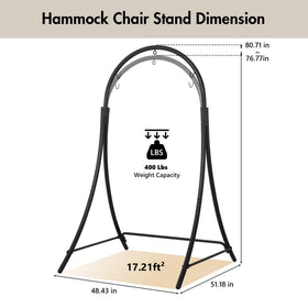 ANOW triangular frame enhances stability during lounging sessions.