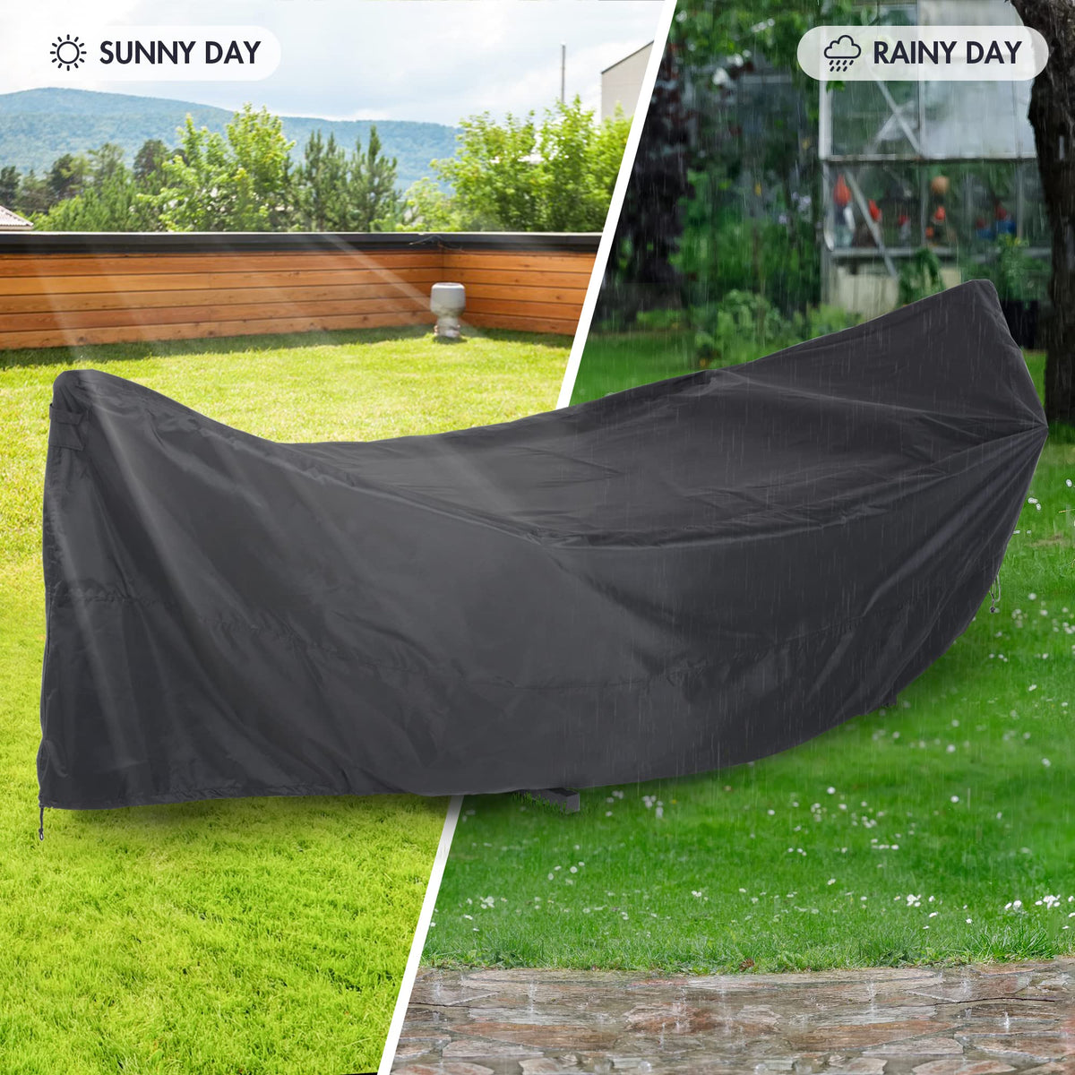 ANOW hammock cover air vents promote airflow to prevent moisture buildup.