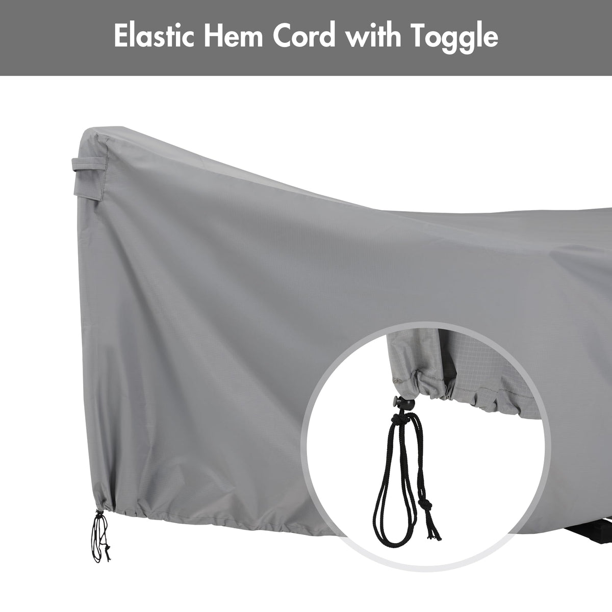 ANOW all-weather shield guarding hammock against rain, UV, and debris