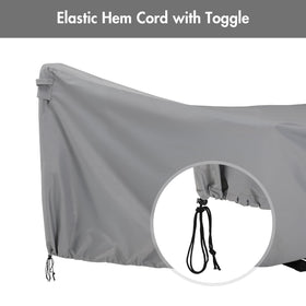 ANOW all-weather shield guarding hammock against rain, UV, and debris