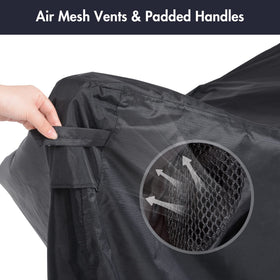 ANOW hammock cover elastic hem cord ensures a snug, customized fit.