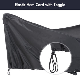 ANOW grid-texture hammock cover adds visual texture while guarding your gear.
