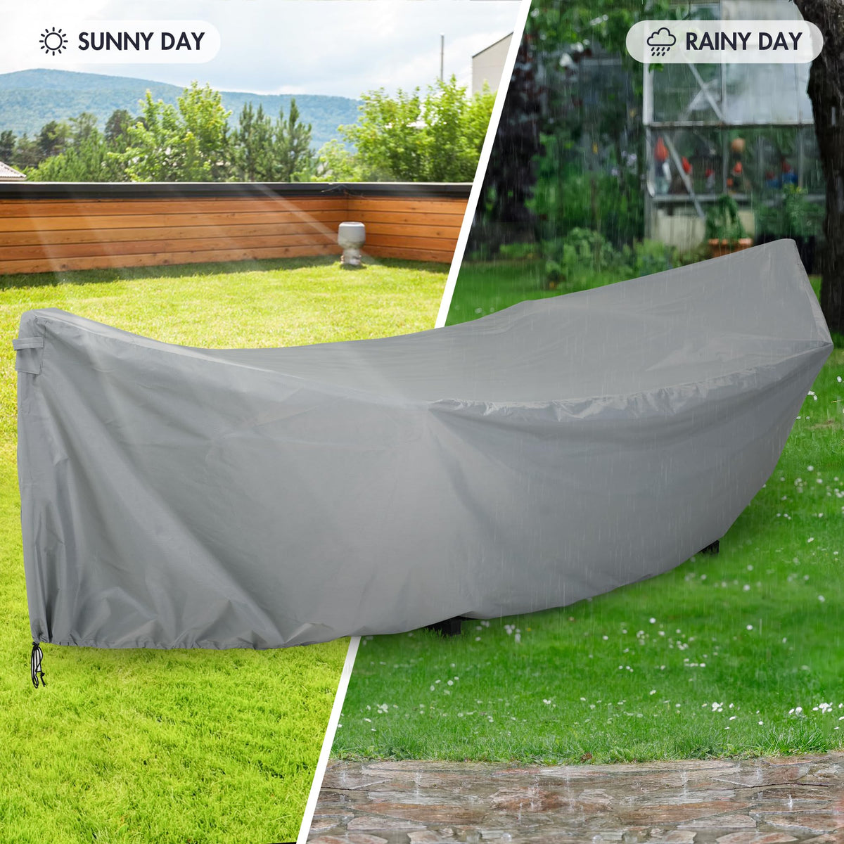 ANOW cover with vents promotes breathability and wind resistance