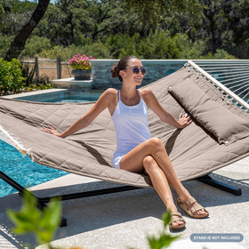 ANOW detachable pillow adds extra comfort while relaxing
