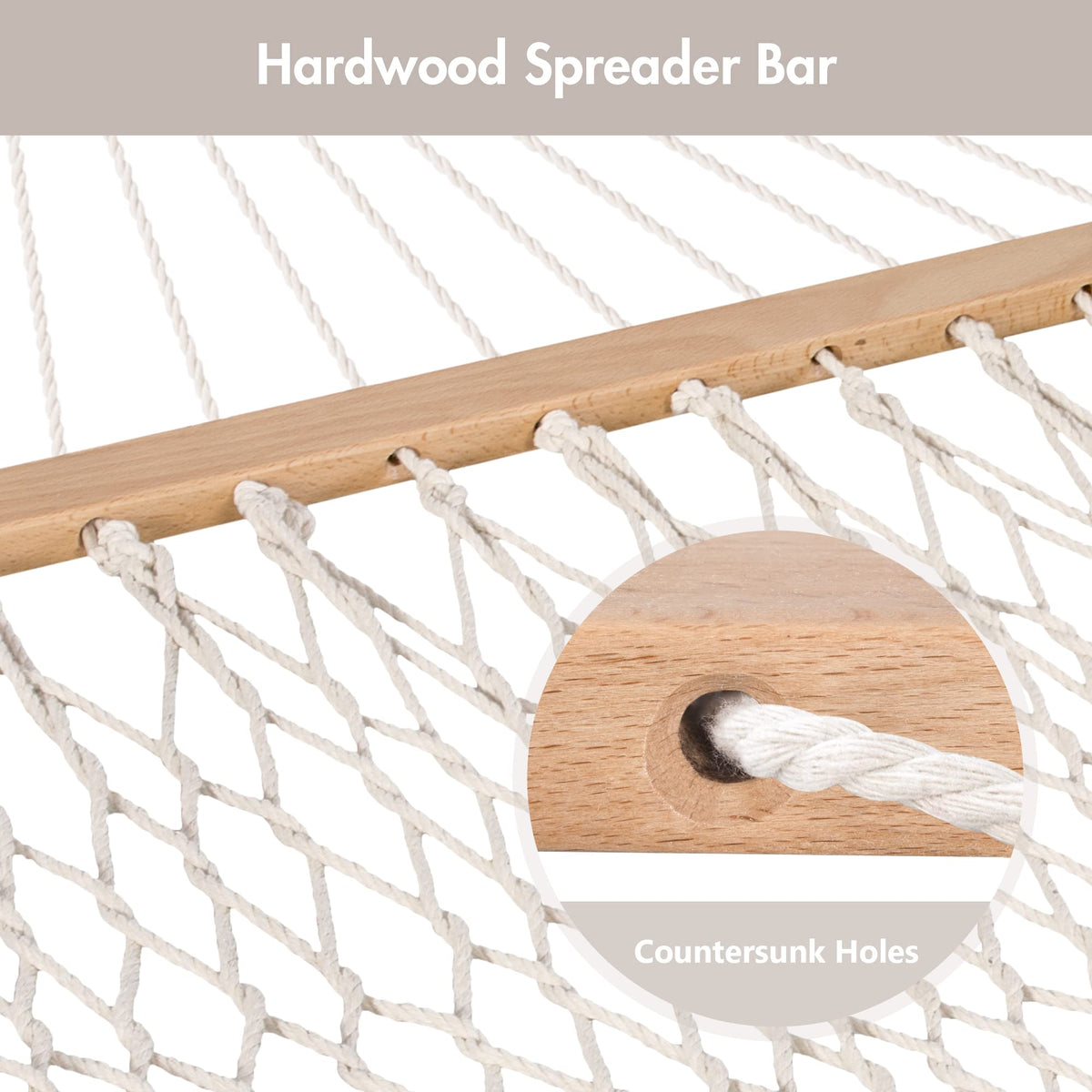 ANOW handwoven 8 mm rope delivers comfort and durability for everyday use.