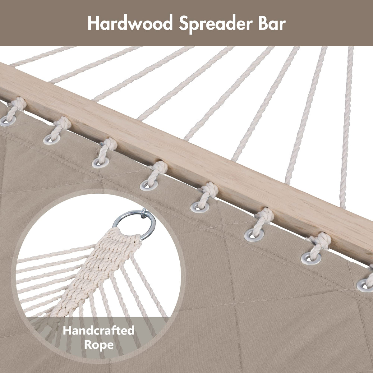 ANOW rope weave emphasizes safety and aesthetic appeal