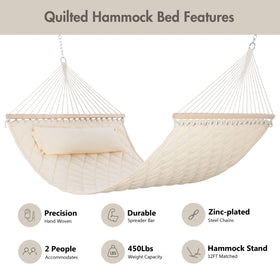 55-inch ANOW wood spreader bar emphasizes durability and smooth lounging