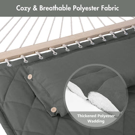 ANOW handcrafted rope blends polyester and cotton for safe suspension