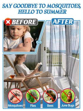 Breathable see-through mesh ideal for balconies and outdoor lounging.