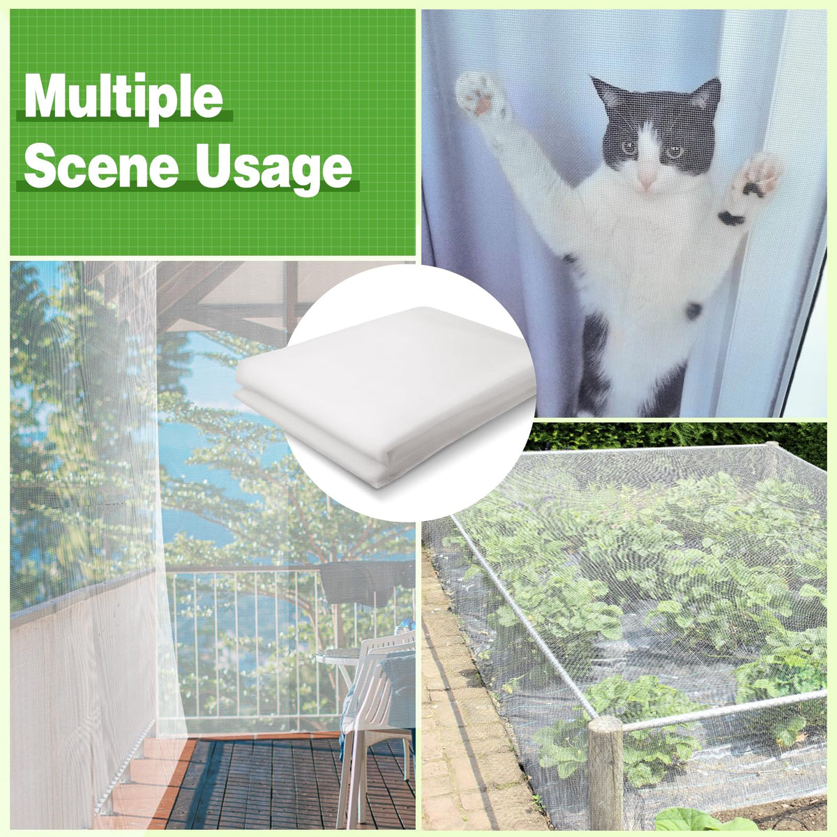 ANPHSIN easy-install garden net for quick setup.