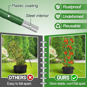 ANPHSIN height-adjustable cage grows with plants up to 48 inches