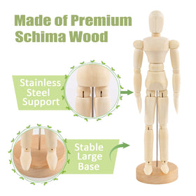 ANPHSIN jointed mannequin pose ideas with adjustable arms and legs