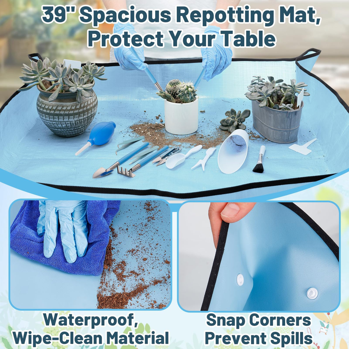 ANPHSIN mini succulent tools for delicate repotting and pruning