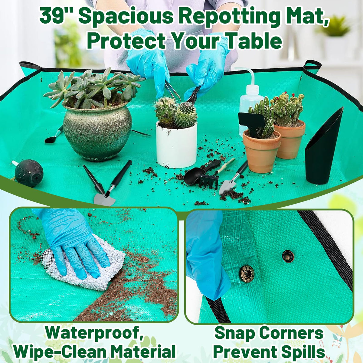 ANPHSIN miniature shovel enables precise transplanting in tight pots