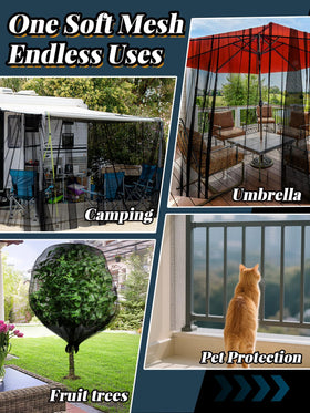 ANPHSIN garden netting offers pest protection while preserving airflow.