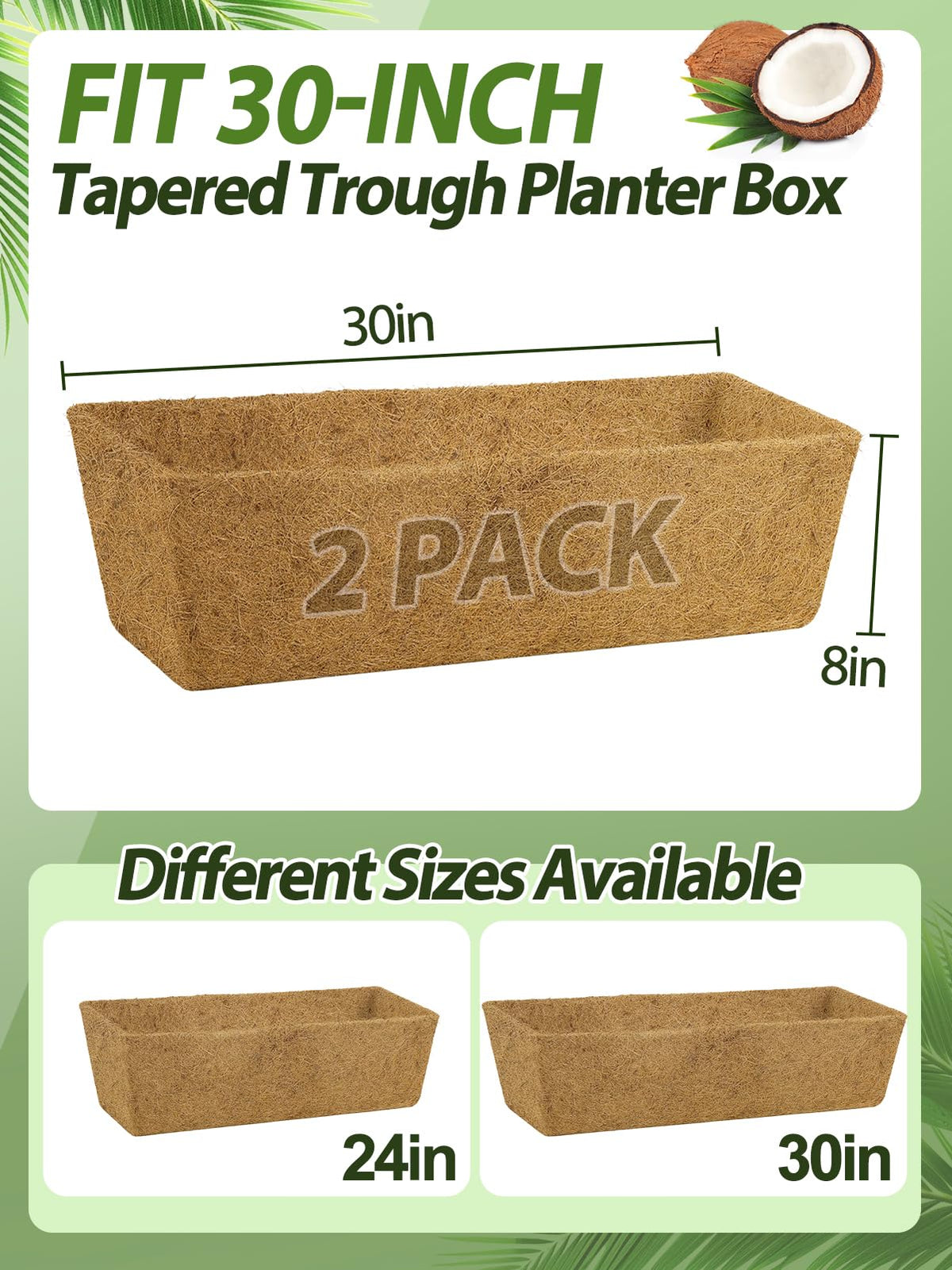 ANPHSIN premium liner enables superior drainage and aeration around plant roots.