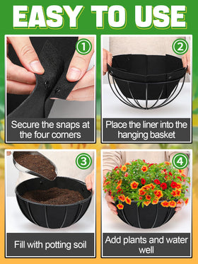 ANPHSIN versatile decor liner for porches, balconies, and indoor planters.