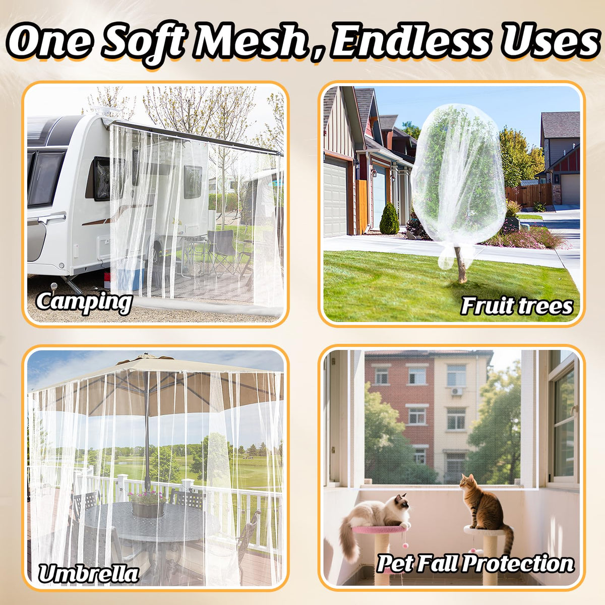 ANPHSIN wedding decor mesh net offers versatile home event uses.