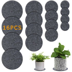Anpuimult absorbent plant coaster 4-inch round captures moisture to protect surfaces