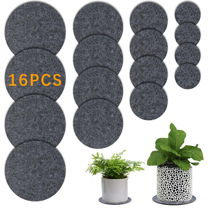 Anpuimult absorbent plant coaster 4-inch round captures moisture to protect surfaces