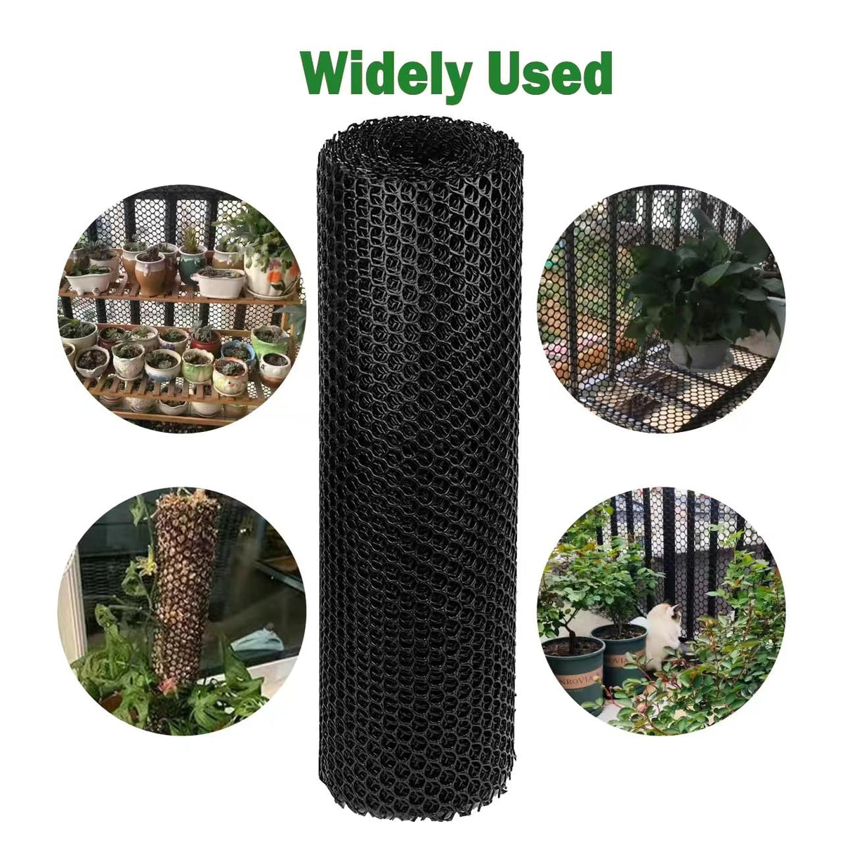 ANPUTWWH hexagonal mesh design detail highlighting decorative yet functional netting.