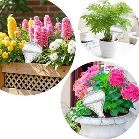 Durable glass and ceramic design suitable for balcony and garden use.