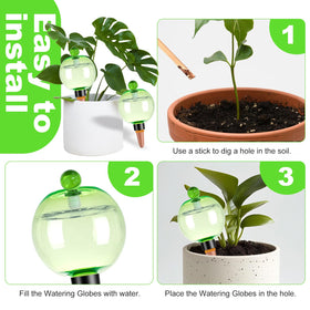 Ansberta top-fill bulbs offer simple, mess-free irrigation.