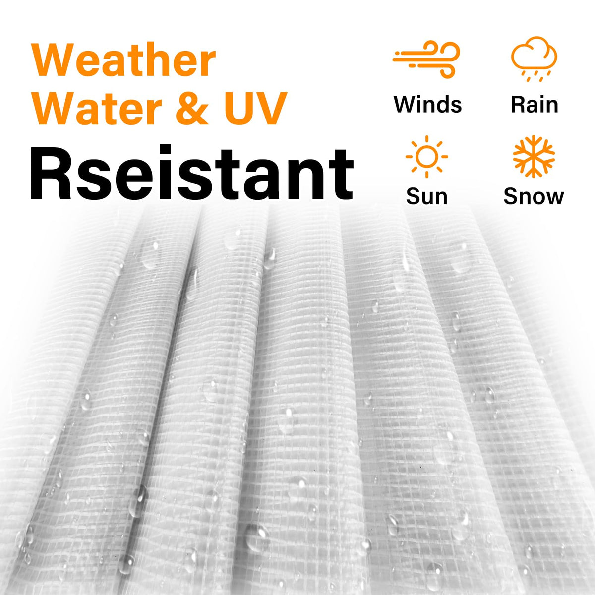 Ansgery easy-to-tighten grommets enable quick setup and secure shelter.
