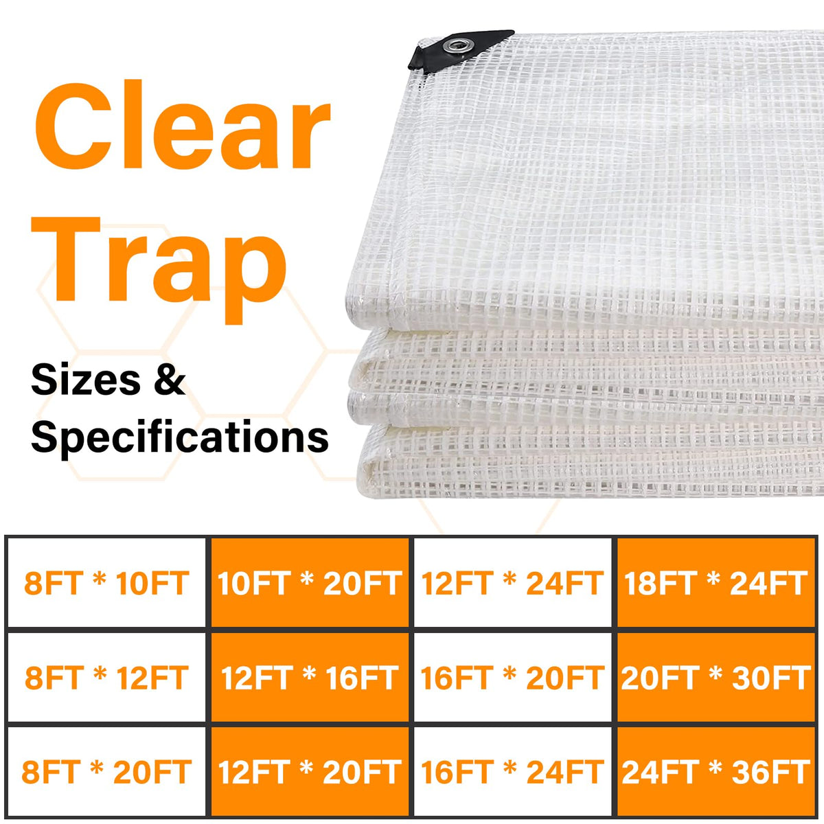 Ansgery heavy-duty greenhouse cover provides wind and rain shelter for gardens.