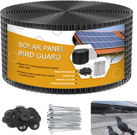 Ansgery solar panel bird guard 8in x 100ft protecting panels from critters