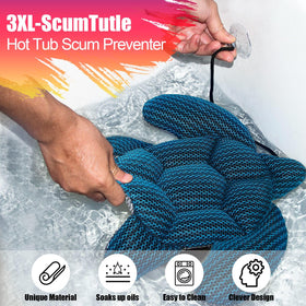 ANSLCA 3XL-Scum Turtle washable on delicate cycle for repeated use