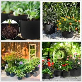 ANSLYQA grow bag with rugged handles for easy relocation.