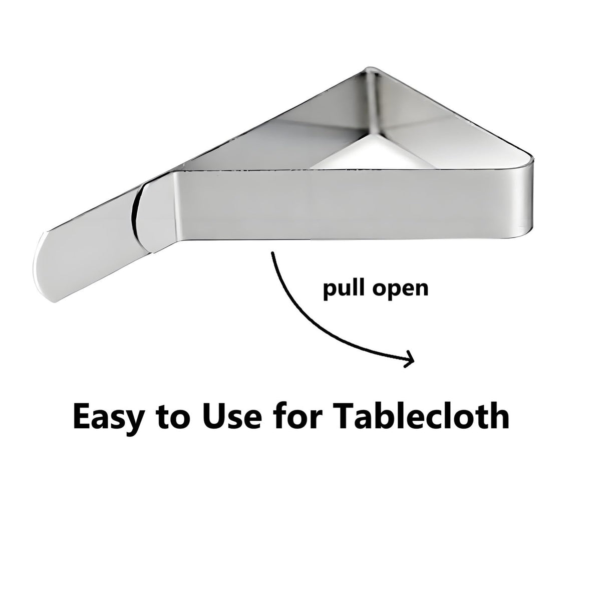 Stainless steel ANSLYQA clip detail highlights rust resistance for long-lasting use.