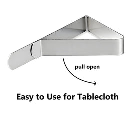 Stainless steel ANSLYQA clip detail highlights rust resistance for long-lasting use.