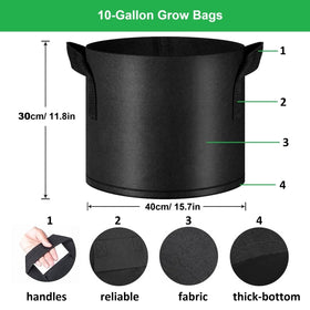ANSLYQA thickened aeration fabric close-up shows strength and breathability for healthy roots.