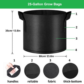 ANSLYQA thickened aeration fabric supports drainage and root airflow