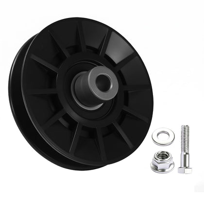 Antanker 532194326 v-groove idler pulley close-up for durable belt tension.
