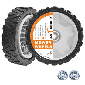 Antanker 634-05040 front wheel in gray improves mower traction during use