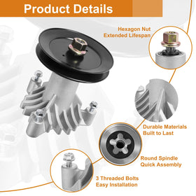 Antanker deck dimensions specs close-up with spindle and pulley measurements