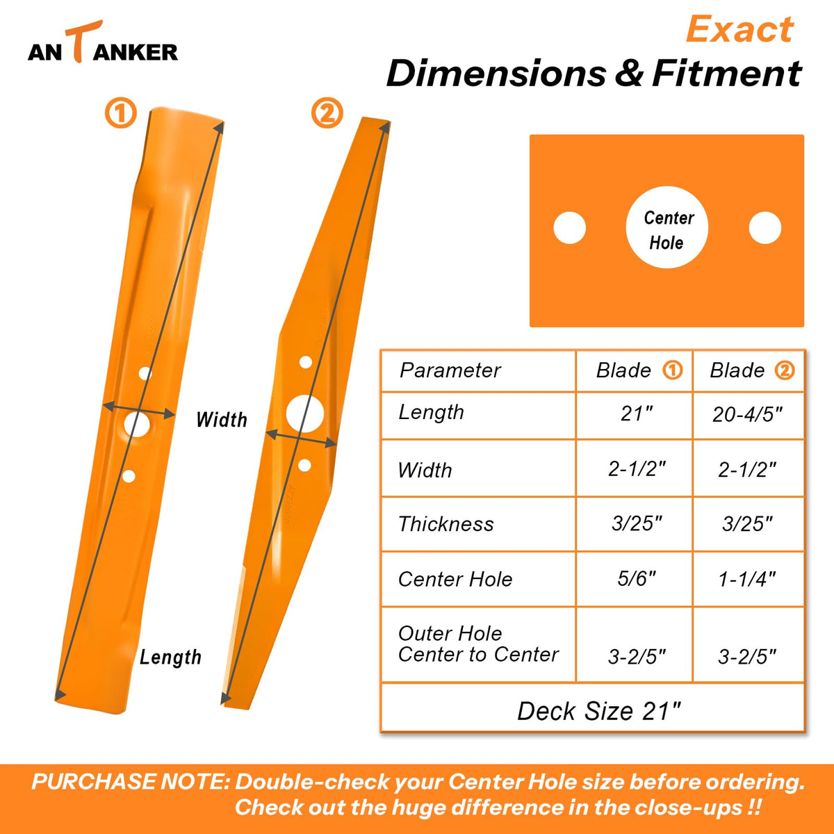Antanker lower blade 72511-VR8-M00 for balanced mowing performance.