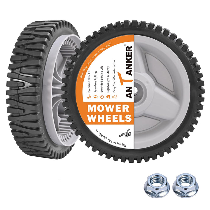 Antanker mower front drive wheel 532401274 offers durable replacement for Husqvarna models.