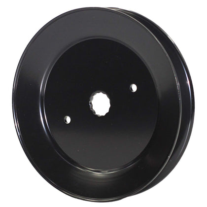 Antanker pulley 532173436 front view highlights durable construction for mower use