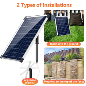 Antfraer 16.5 ft cord provides panel placement versatility.