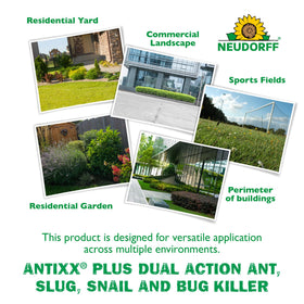 Antixx Plus OMRI-certified label indicates garden-safe organic use.
