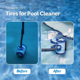 ANTOBLE blue tire kit packaging demonstrating quick, tool-free replacement.