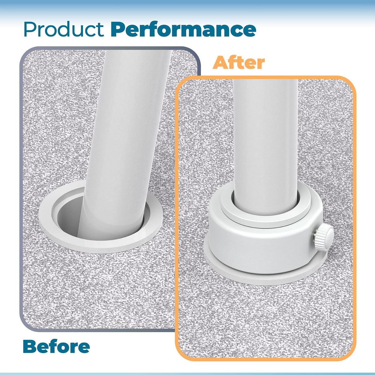 ANTOBLE fits Waterway and AquaStar sleeves for versatile deck compatibility