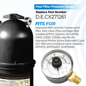 Hayward compatibility: ANTOBLE gauge fits Star-Clear Pro HCF systems.