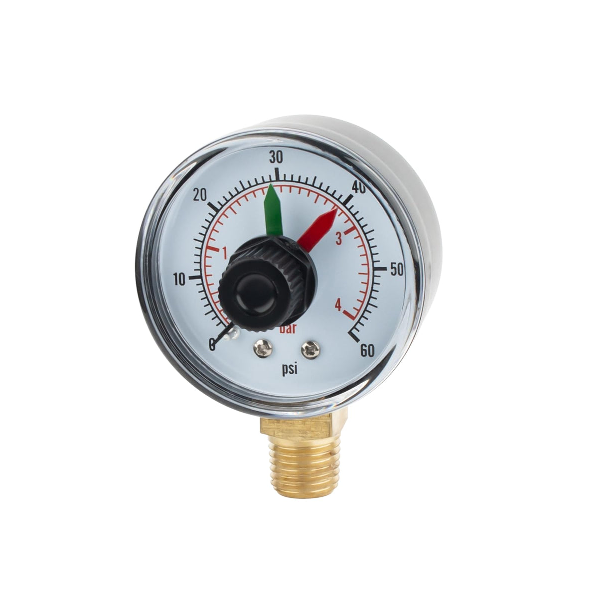 ANTOBLE pool filter gauge with 2-inch dial for clear pressure readings.