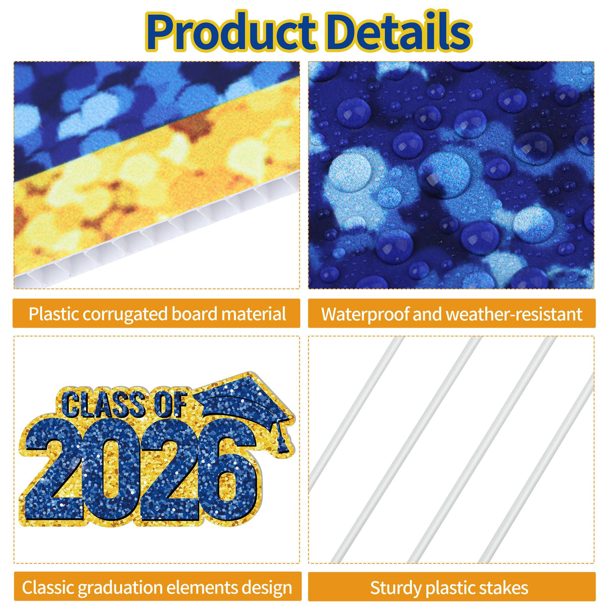 ANVAVO 2026 yard sign uses weatherproof PP board for lasting curb appeal.