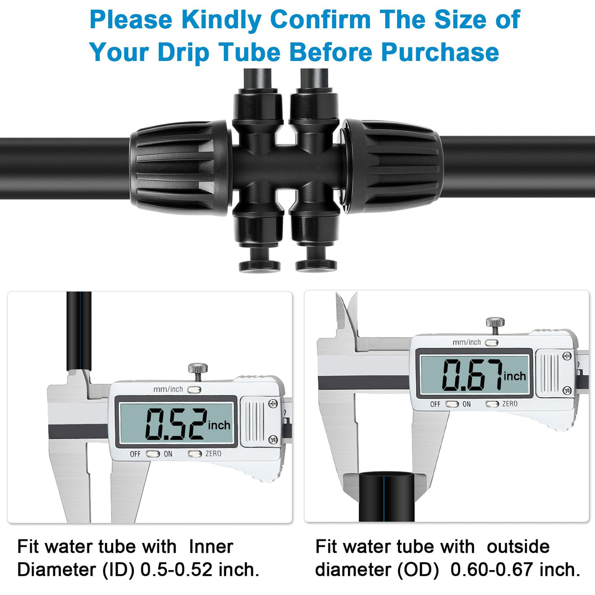 Anwenk engineering plastic fittings resist UV and aging for outdoor durability.